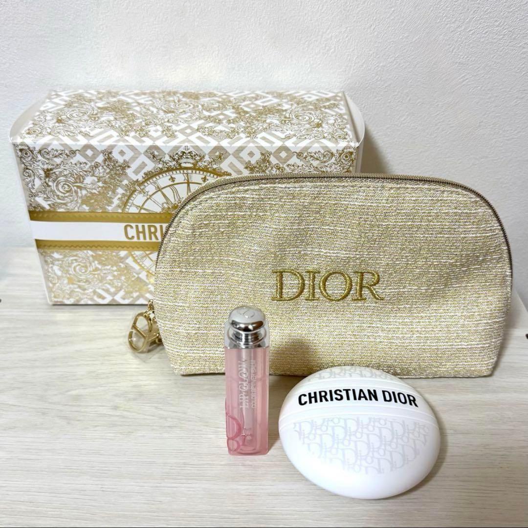 ディオール クリスマスコフレセット ゴールドポーチ - メルカリ