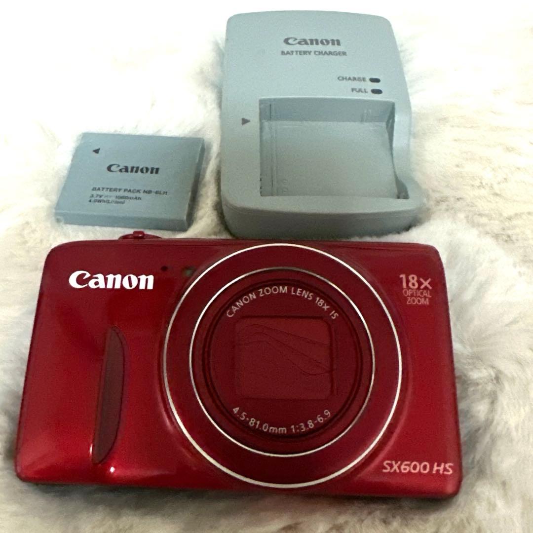 Canon powershot SX600HS デジタルカメラ　レッド Buy Canon Powershot SX600 HS 16MP Point and Shoot Camera (Red