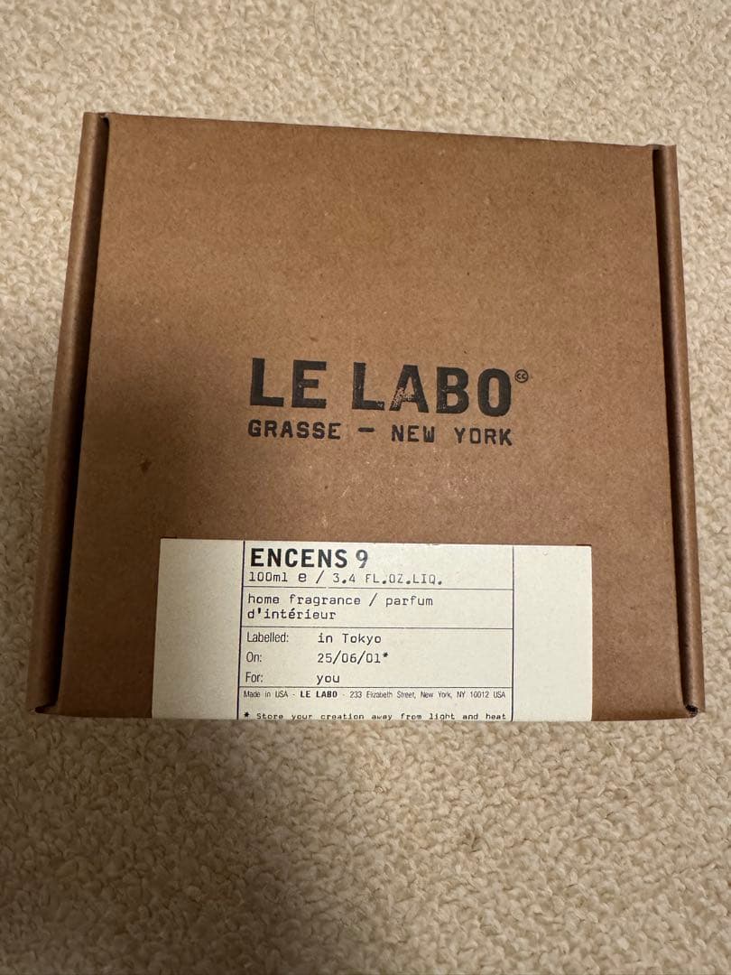 LE LABO ENCENS 9 ホームフレグランス 100ml le-labo-home20231026-1.jpg