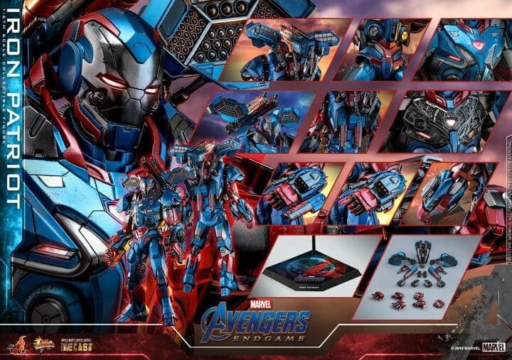ホットトイズ アイアン・パトリオット ムービー・マスターピース DIECAST】『アイアンマン3』1／6