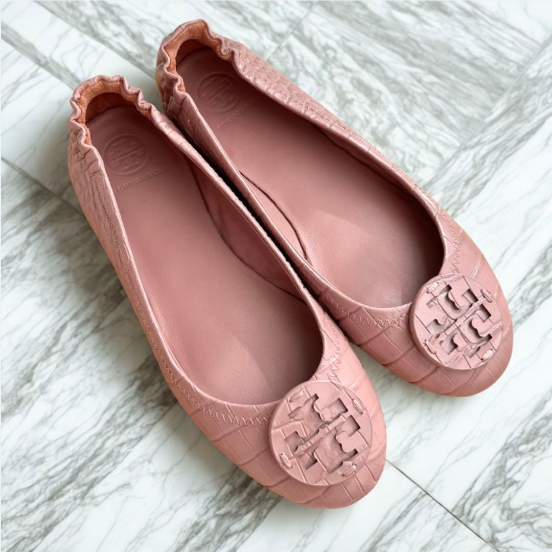 美品✨Tory Burch トリーバーチ バレエシューズ　6.5 23.5㎝ 中古・古着通販】TORY BURCH (トリーバーチ) バレエ フラットシューズ